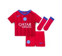 Paris Saint-Germain 2025/26 Stadium Third Baby/Toddler Nike Total 90 Football Replica 3-Piece Kit - Red - Polyester 3-6M