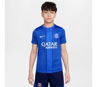 Paris Saint-Germain Academy Pro Home Older Kids' Nike Dri-FIT Football Pre-Match Short-Sleeve Top - Blue - Polyester L