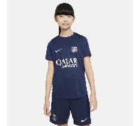 Paris Saint-Germain Academy Pro Older Kids' Nike Dri-FIT Football Short-Sleeve Knit Top - Blue - Polyester L