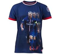Paris Saint Germain PSG Official Collection Shirt - Zlatan Ibrahimovic - No. 10 - Size: Boys, boys, blue, 10 Years