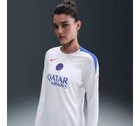 Paris Saint-Germain Strike Third Women's Nike Dri-FIT Total 90 Football Knit Crew-Neck Top - White - Polyester/Elastane M (UK 12-14)