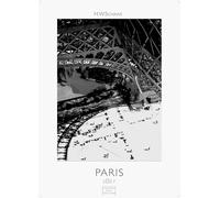 Paris schwarz-weiss Kalender 2027 - Wandkalender | Fotokalender Frankreich 59x42cm Grosses Format - Stilvoller Paris Schwarz-Weiß - Ideal für Kunst- und Reisefreunde