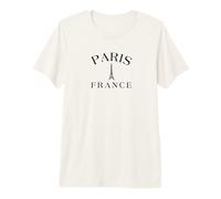 Paris Simple Elegant Chic with Eiffel Tower Premium T-Shirt