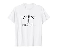 Paris Simple Elegant Chic with Eiffel Tower T-Shirt