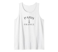 Paris Simple Elegant Chic with Eiffel Tower Tank Top