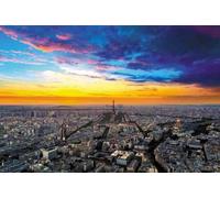Paris skyline at sunset 6,000-Piece Adult Jigsaw Puzzles | Challenging puzzle for adults and family entertainment