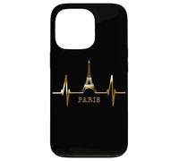 Paris Skyline Heartbeat Eiffel Tower France Heart Love Paris Case for iPhone 13 Pro