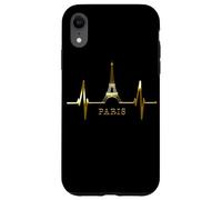 Paris Skyline Heartbeat Eiffel Tower France Heart Love Paris Case for iPhone XR