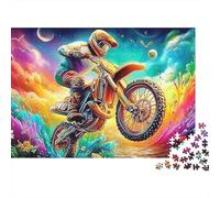 Paris Starry Night Jigsaw Puzzle - 300 Piece Beautiful Pictures Relaxing Brain Teaser & Home Décor Challenge (Family Fun, 12+)