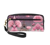 Paris Street Eiffel Tower Cosmetic Bags for Womem,Travel Toiletry Bag Accessories Organizer Zipper Pouch Gift Idea