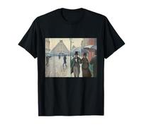 Paris Street Rainy Day by Gustave Caillebotte Art T-Shirt