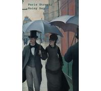 Paris Street; Rainy Day: Half lined half blank notebook gift for the artist, students, designer