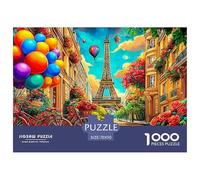 Paris Street SceneExpert-Level Jigsaw Puzzles for Adults A 1000-Piece (Advanced) Set of Seemingly Impossible, Hard, And Extremely Difficult Challenging Puzzle Educational Games - The Ultimate Test An