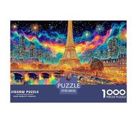 Paris StreetJigsaw Puzzles for Adults Featuring 1000 Advanced And Challenging Educational Games - These Serve As The Quintessential Gift Jigsaw Puzzles for Adults And Kids Age 12 Years Up 38x26cm/100