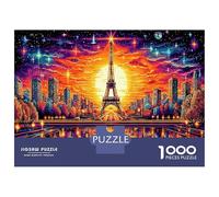 Paris Sunset Jigsaw Puzzles 1000 Pieces - Creative Brain Teaser - Quality Paper Gift Box 70x50cm/1000pcs