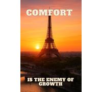 Paris Sunset Notebook, 6 x 9 in. and 110 pages college-ruled notebook.: Paris Sunset Composition Notebook, Eiffel Tower & Cityscape at Dusk, “Comfort ... 110 College-Ruled Pages, 6×9 In Notebook