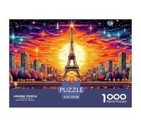 Paris SunsetMaster-Level Jigsaw Puzzles for Adults Embark on A 1000-Piece Advanced And Challenging Puzzle Games Journey - Positioned As The Ultimate Gift Jigsaw Puzzles for Adults And Kids Age 12 Yea