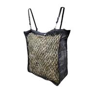 Paris Tack XL Double-Sided Knotless Slow Feed Hay Net - Holds 5-6 Flakes, 2"x2" Openings, Comfortable for Horse Muzzles, 1000D Mesh Side Gussets, Adjustable Hanging Strap, Durable & Safe Design