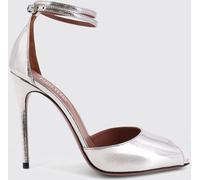 PARIS TEXAS Heeled Sandal Woman color Silver - Size: 37 - female