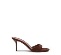 Paris Texas Lidia 70 Suede Mules - Brown - 38 (IT38/ UK5)