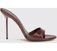 PARIS TEXAS Lidia Patent Leather Mules with High Stiletto Heel - Size: 38½ - female