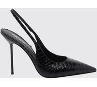 PARIS TEXAS Lidia Python-Print Leather High-Heel Slingback Pumps - Size: 40 - female