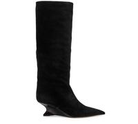 Paris Texas Nina 50 Suede Knee-high Boots - Black - 36 (IT36/ UK3)