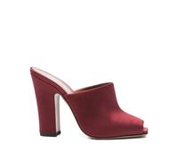 Paris Texas Rosie heeled mules - Red 37