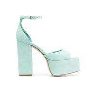 Paris Texas Tatiana 130mm suede platform sandals - Blue 37