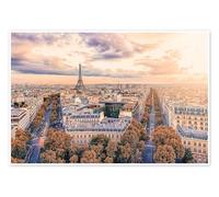 Paris the city of lights Poster by Manjik Pictures 100 x 70 cm Wall art Wall decor