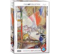 Eurographics Puzzle Paris Through the Window (Detail) by Marc Chagall – 1000-Piece