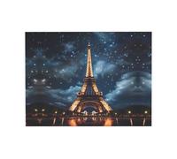 Paris Tower Canvas Wall Art Poster Modern Decor Pictures For Living Room Bedroom Office Unframed (12 X 16 In/30 X 40 Cm)