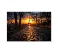 Paris Tower Jigsaw Puzzles for Adults 1000 Pieces, Difficult Challenging Puzzle Educational Games, Impossible Jigsaw for Adults, Women Hobbies Hard Wooden JigsawPuzzles, Smooth Edges, Tight Bite S-71