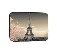 Paris Tower Laptop Case 10 inch, Water Resistant Laptop Sleeve Shockproof Protective Traveling Computer Bag Portable Business Briefcase for Men Women