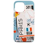 Paris Travel Boarding Pass France ORY Adventure Case for iPhone 13 Pro Max