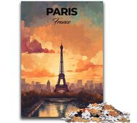 Paris Travel Print 2000 Piece Jigsaw Puzzle for Adults And Teenagers, Educational Stress Relief Toy for Is Ideal As A Gift for The Whole Family 2000pcs(70x100cm)