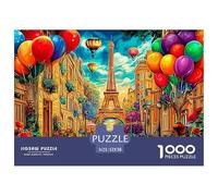 Paris ViewExquisite 1000-Piece Jigsaw Puzzles for Adults Containing A Wealth of Challenging Educational Puzzle Game Pieces - Designed to Be A Cherished Gift Jigsaw Puzzles for Adults And Kids 12 Year
