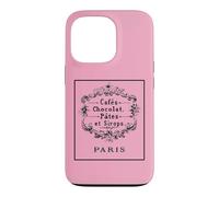 PARIS Vintage Chocolat Pate Cafe Sign Case for iPhone 13 Pro