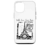 Paris With Love from Paris France French Postcard Case for iPhone 12/12 Pro