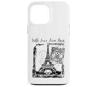 Paris With Love from Paris France French Postcard Case for iPhone 13 Pro Max
