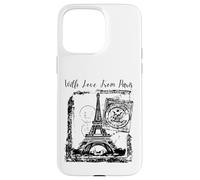 Paris With Love from Paris France French Postcard Case for iPhone 15 Pro Max