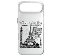 Paris With Love from Paris France French Postcard Case for iPhone Air