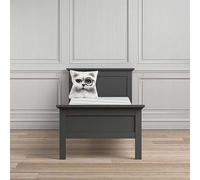 Paris Wooden Bed Grey
