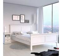 Paris Wooden Bed White