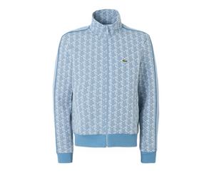 Paris Zip-Up Jacquard Jacket - male - Lacoste - Zip-throughs - Blue - L - Sweatshirts & Hoodies L