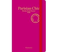 Parisian Chic: Weekly Desk Planner 2018: Imitation leather