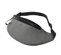 Parisian Coffee Eiffel Tower Print Men Women Lightweight Adjustable Festivals Waist Pack Crossbody Bag Travel Running