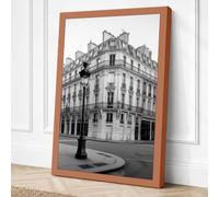 Parisian Corner Vintage Canvas Wall Art Print 24x16 Inch (61 x 41 cm)