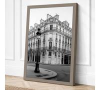 Parisian Corner Vintage Canvas Wall Art Print 36x24 Inch (91 x 61 cm)