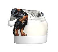 Parisian Dachshund Christmas Hat Santa Hat Costume Accessory For Xmas New Year Holiday Party Headwear